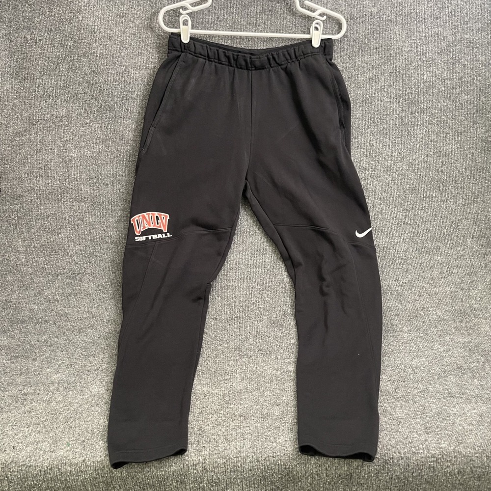 Nike UNLV Rebels Sweatpants Mens Sz S Softball Player Issued Black